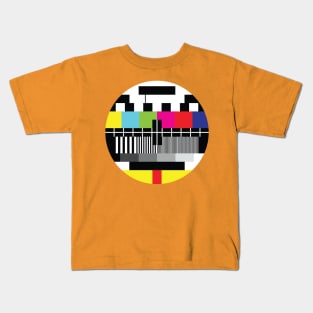 Old TV Test Card Kids T-Shirt